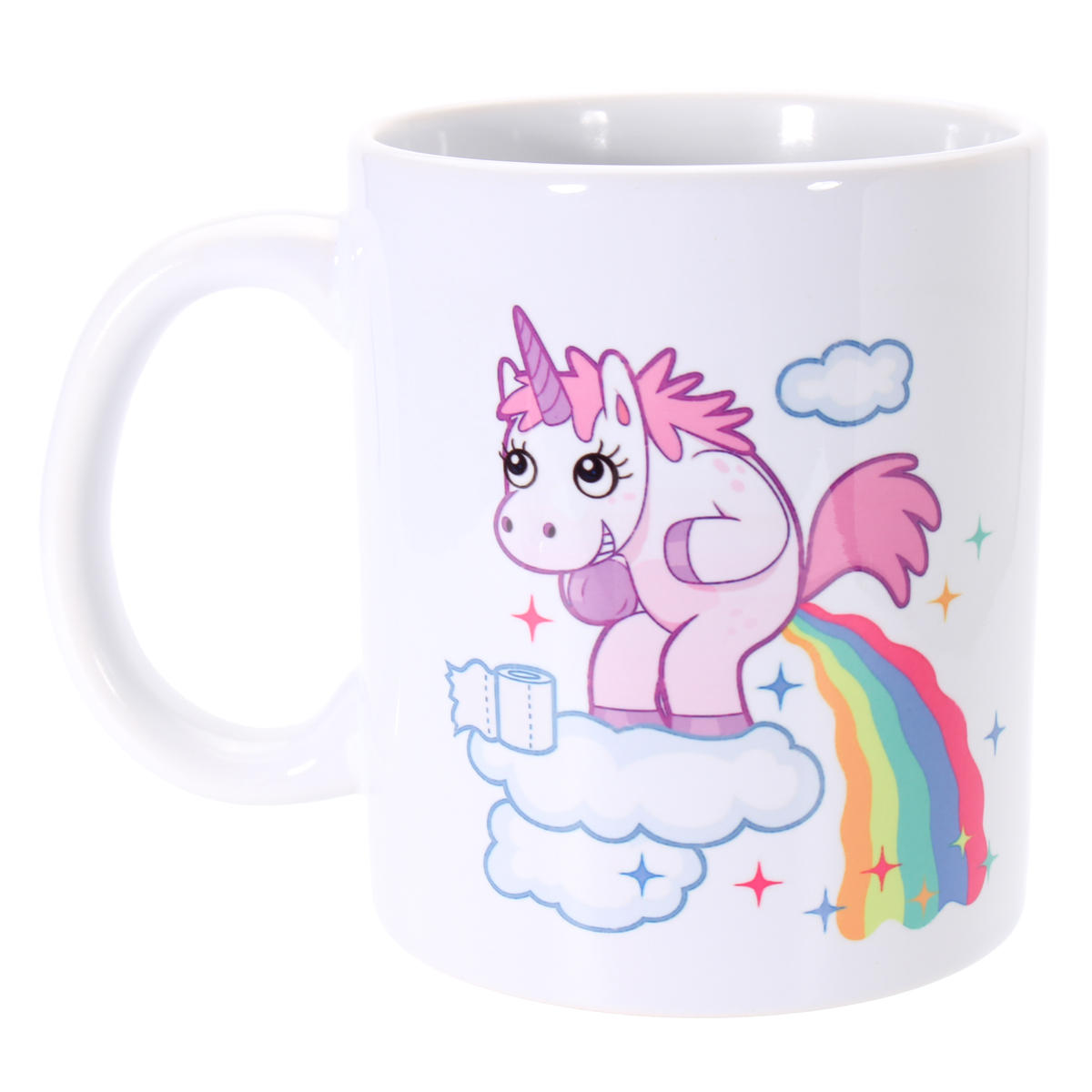 Lucu Rainbow Unicorn Keramik Mug Kopi Susu Cangkir Teh Rumah