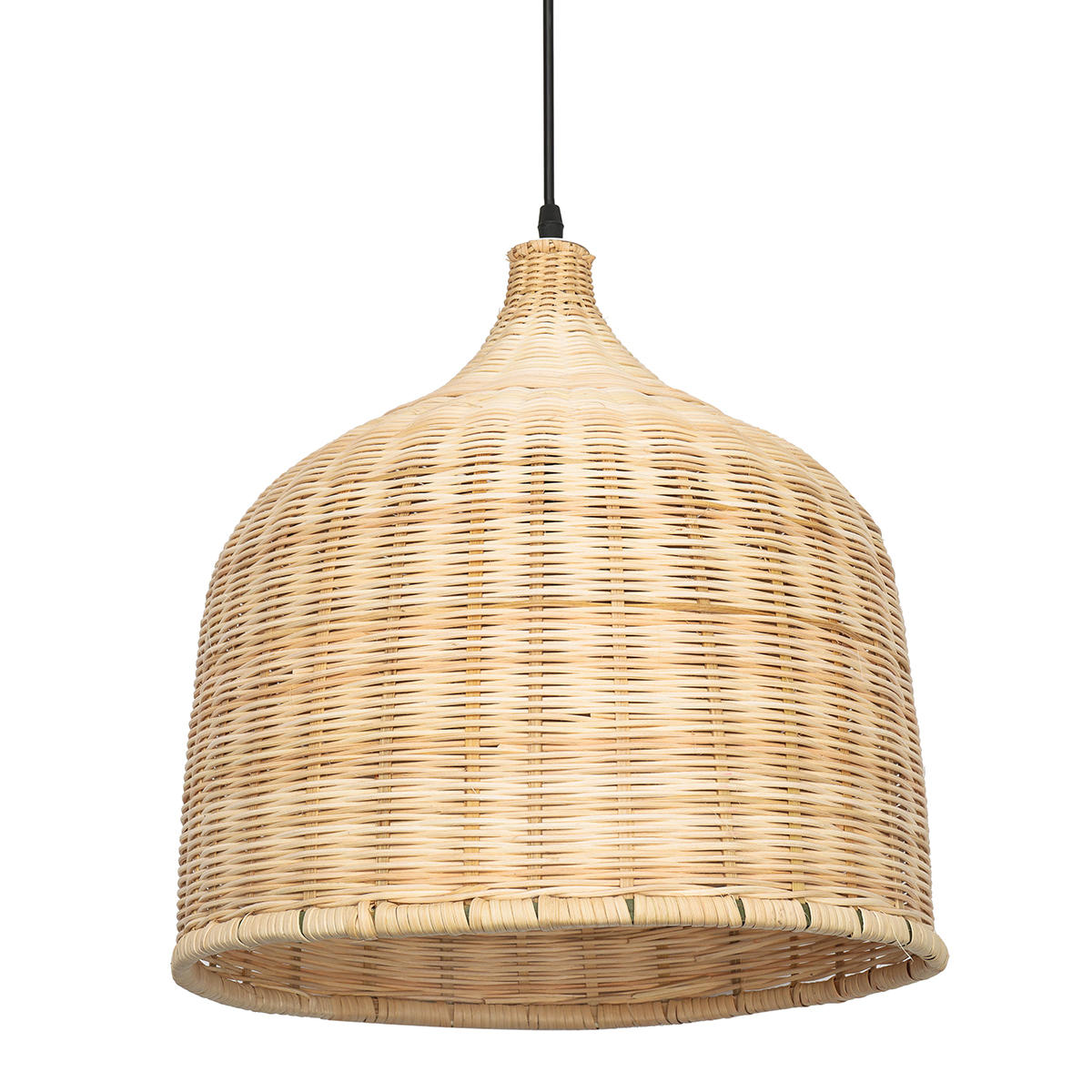 E27 Modern Rattan Chandelier Pendant Light Ceiling Lamp Cover For