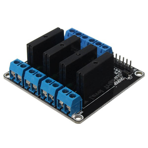 1 Way Solid State Relay Module Board DC 5V High Level Trigger SSR for Arduino 12V