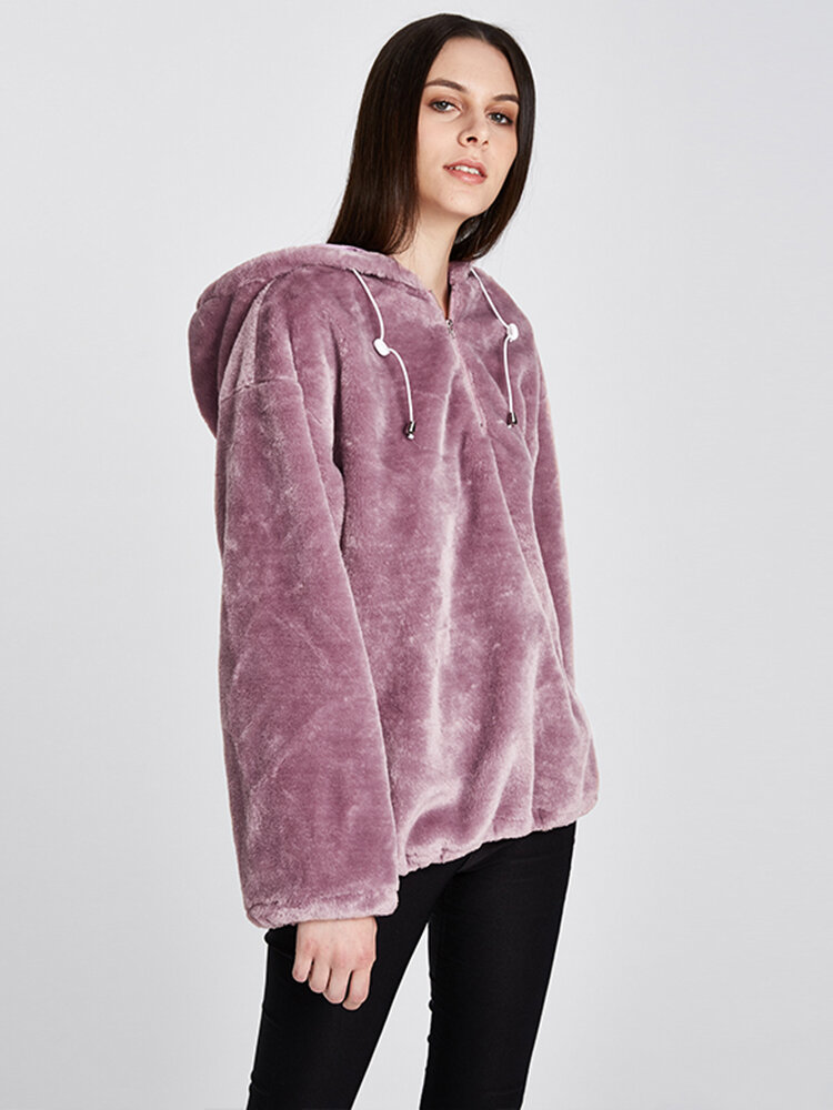 sudadera terciopelo mujer