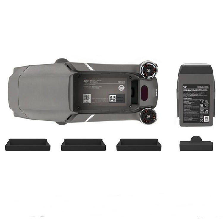 Sunnylife &Agrave; Prova de Poeira-Bateria Terminal Terminal de Carregamento Protetores de Cobertura Caso para DJI Mavic 2 zang&atilde;o