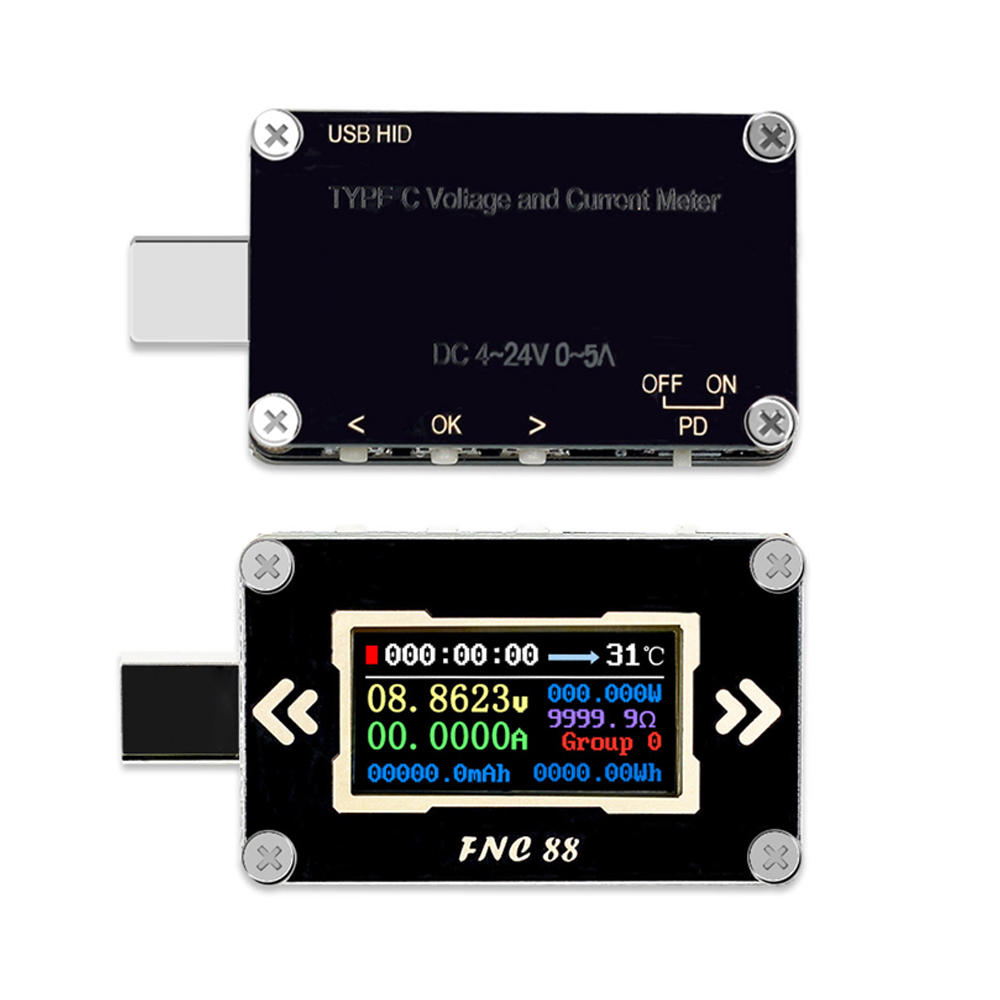 voltm/ètre testeur de tension multim/ètre USB amp/èrem/ètre d/étecteur de tension de charge de la batterie affichage LED Chargeur USB