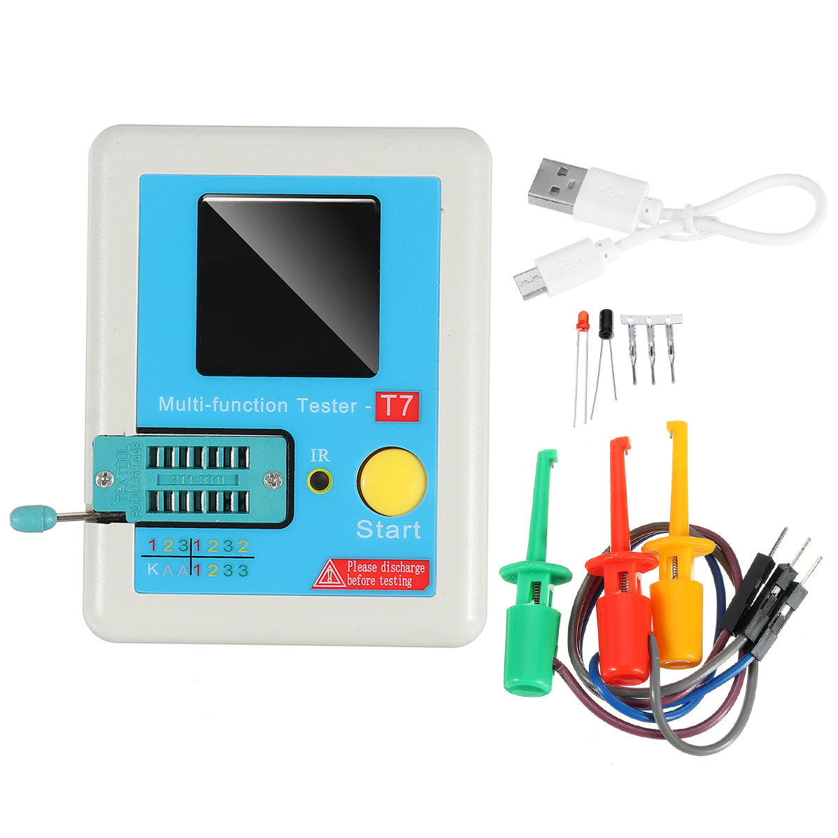 Capacità del triodo del diodo del tester del transistore del tester di