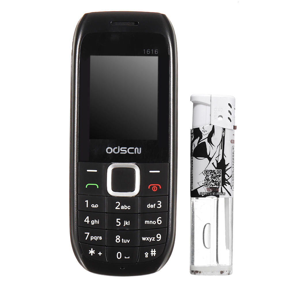 ODSCN 1616 1,77 inch 3000 mAh FM-radio Whatsapp Bluetooth Trillingen Dual SIM-kaart Dual Stand Functie Telefoon