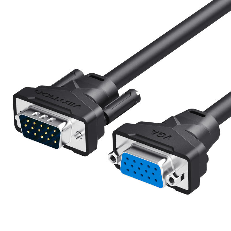 Vention VGA تمديد الكابلات 1 متر 3 متر 5 متر 10 متر جودة عالية ذكر إلى أنثى كابل موسع VGA كابل فيديو كابل للكمبيوتر العارض مراقب Vention VGA تمديد الكابلات 1 متر 3 متر 5 متر 10 متر جودة عالية ذكر إلى أنثى كابل موسع VGA كابل فيديو كابل للكمبيوتر العارض مراقب