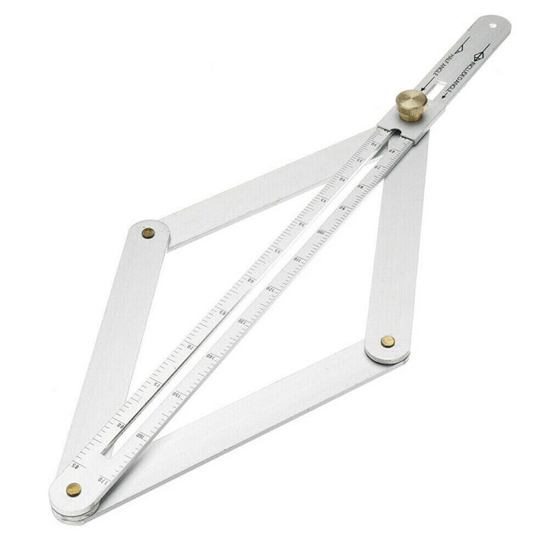 Protractor Multi Angle Modèle Règle Angle Outil de Mesure Angle Aluminium