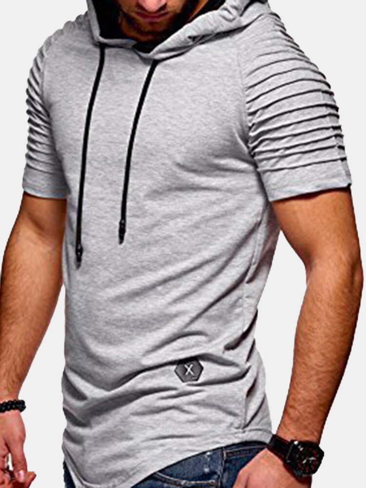 magliette a maniche corte con cappuccio