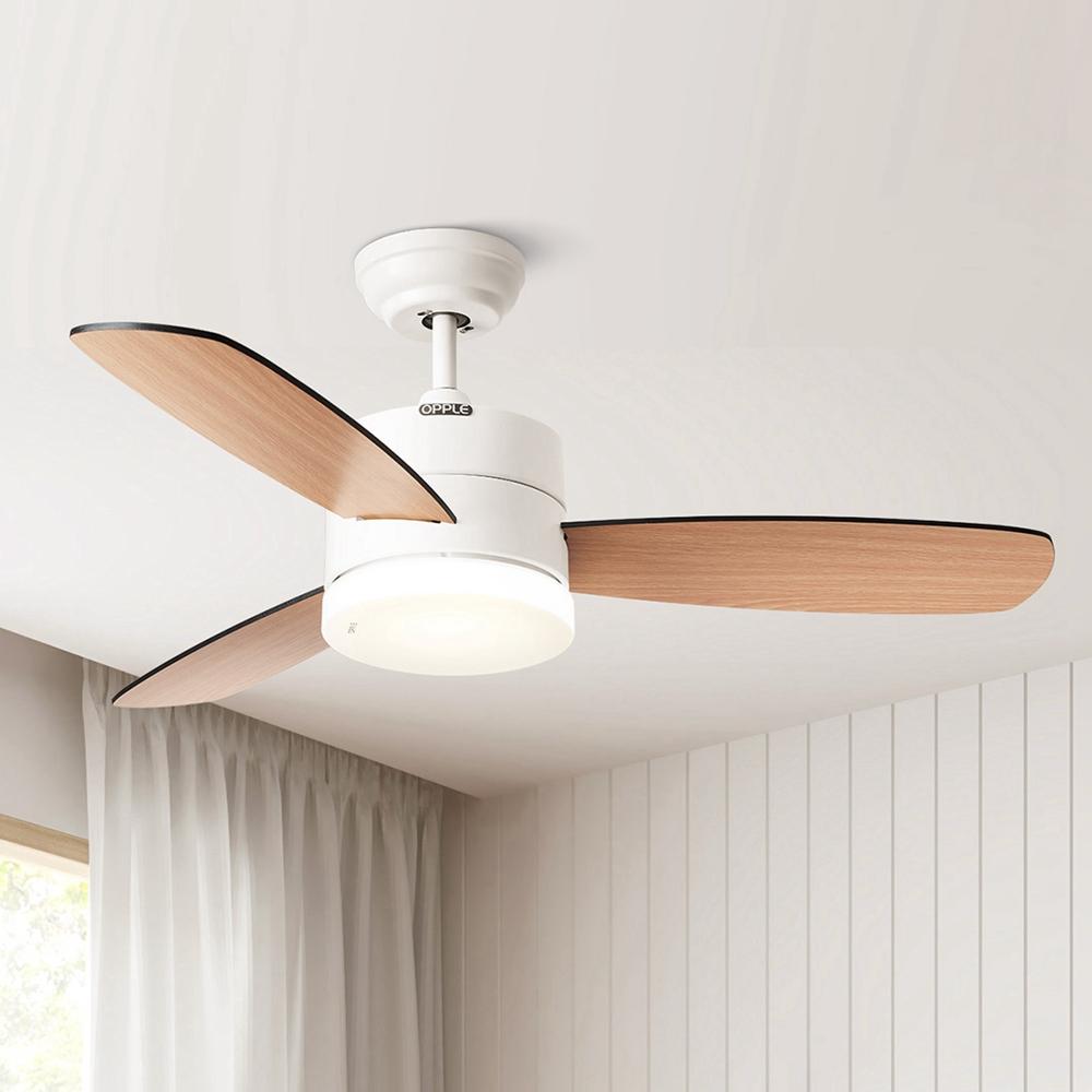 Opple Nordic Style Wooden Ceiling Fan With Light Remote Control Opple Nordic Style Wooden Ceiling Fan