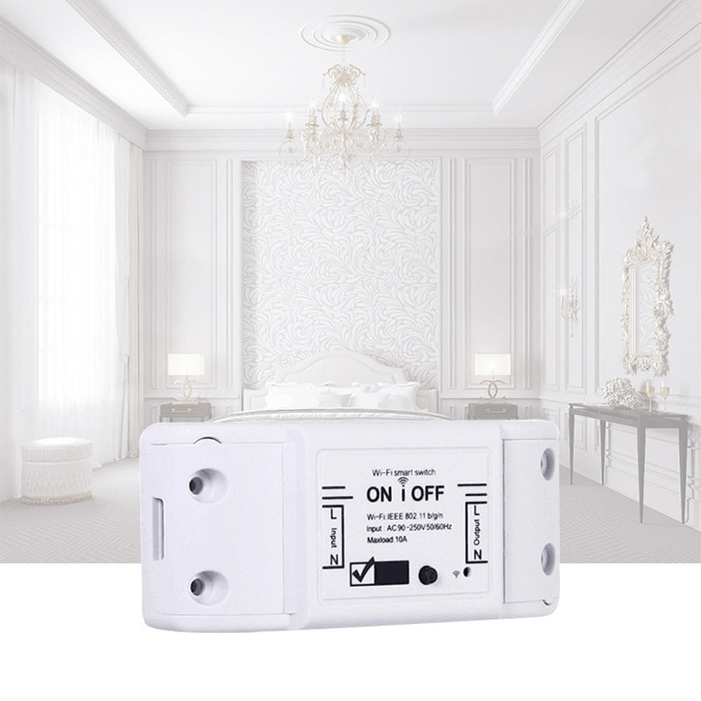 Bakeey 220 V 10A WiFi Smart Switch Controller Disjuntor Universal DIY Automa&ccedil;&atilde;o Sem Fio remoto Para Casa Inteligente