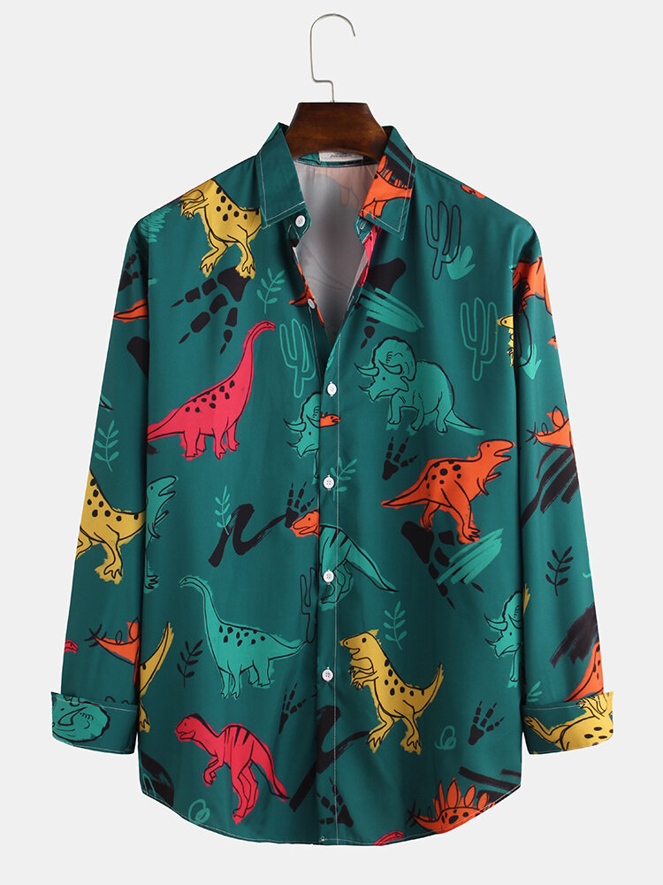 camisa dinosaurios hombre