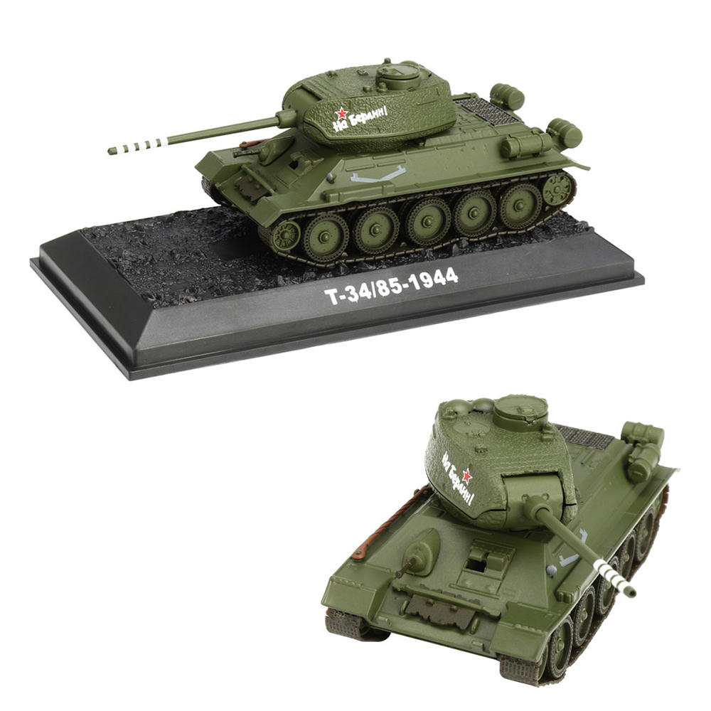 1 72 Wwii Ruso T 34 85 1944 Modelo De Tanque Modelo Diecast Tank