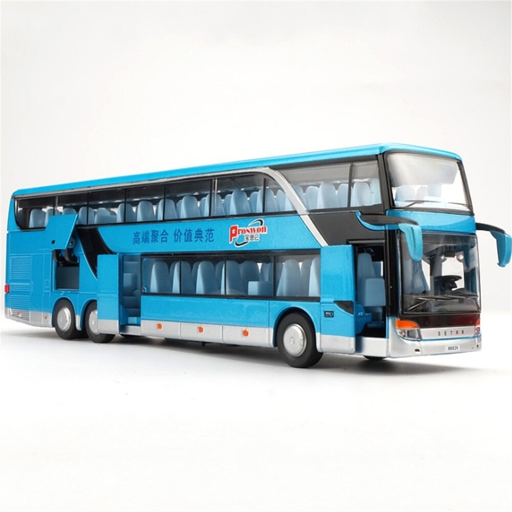 blue bus toy