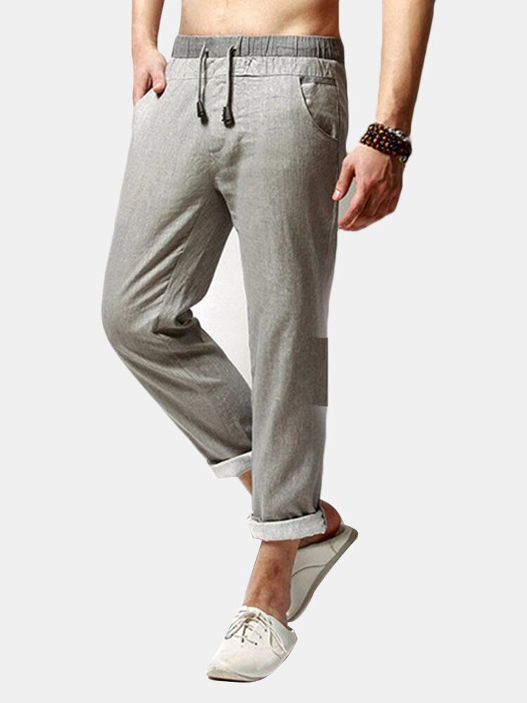 pantaloncini lino uomo