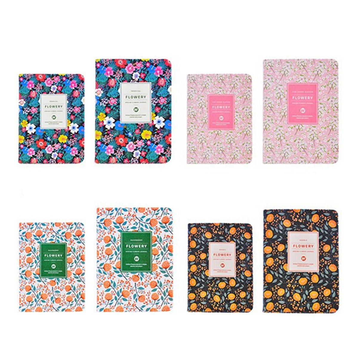 2018 Flowery Weekly Monthly Planner Diary Journal Notebook Calendar Organizer