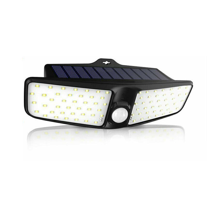 80 Led Solar Wall Lights Outdoor Security Lighting Nightlight