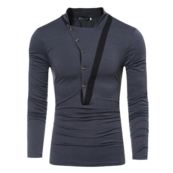 tee shirt boutonné homme