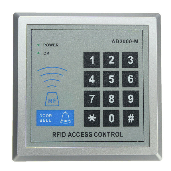 Security Rfid Proximity Entry Door Lock Access Control System 10 Keys