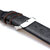 20mm PU Leather Men Women Mental Wrist Watch Band