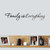 DIY Family is Everything Removable Home Decor Art Vinyl Quote Wall Sticker