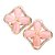 Multicolor Crystal Square Opal Flowers Ear Stud Earrings Gold Plated