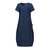 Casual Women Loose Denim Pockets Lantern Maxi Dress