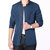 Hommes Casual Business Slim Fit Zipper Simple Boutonnage Collier Motant Personnalit&eacute; Mode Veste
