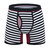 Mens Fashion Stripe Sports Anti-friction Riding Boxers Cotton Underwear