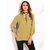 Casual Women Pure Color Adjustable Sleeve V-Neck Blouse