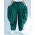 Folk Style Women Pure Color Elastic Waist Irregular Baggy Harem Cal&ccedil;as