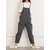 Casual Women Pure Color Side Button Band Katoenen Overalls 