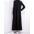 Casual Women Long Sleeve Pure Color Turtleneck Pocket Long Dress