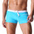 Mens Sexy Beach Summer Swimming Shorts Zipper Side Pocket Low Waist Casual Sports Spa Boxers