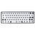 Geek Customized GK61 Hot Swappable 60% RGB Keyboard Customized Kit PCB Mounting Plate Case