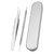 KCASA KC-MZ666 Multipurpose Blackhead Extractor Tools Kit Pimples Acne Splinter Remover Tweezers