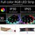 DC5V 1M 2M WS2812B 5050 Bluetooth USB APP Controle RGB Individualmente Endere&ccedil;&aacute;vel LED Kit de Luz de Tira