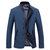 Heren Casual Zakelijk Slim Fit Rits Single-breasted Stand Collar Persoonlijkheid Mode Jas