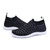 Mesh Match Color Slip On Flat Light Sneakers
