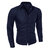 Heren Slim Fit Pure Color S-3XL Overhemden met lange mouwen en lange mouwen