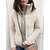 Casual Women Fleece Thick Stitching Stand Collar Long Sleeve Coats