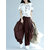 Folk Style Women Pure Color Elastic Waist Irregular Baggy Harem Cal&ccedil;as