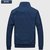 Mens Plus Size Zipper Fashion Lapel Casual Jacket Overcoat Waterproof Outdoor Sports Coat