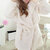 Women Men Comfy Hooded Bathrobe Thicken Coral Velvet Lovely Animals Robes