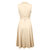 Women's Swing Party Dress Lapel Sleeveless Button Dresses With Belt