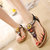 US Size 5-11 Women Summer Bohemian Outdoor Fashion Soft Comfortable Beach Flat Sandals Shoes