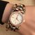 Dames de mode vintage bracelet regarder les femmes occasionnels montre &agrave; quartz analogique en cuir
