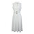 Women's Swing Party Dress Lapel Sleeveless Button Dresses With Belt
