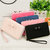 Women Candy Color Bowkot 5.5 Inch Phone Wallets Case Hasp Long Purse Clutches For Iphone Samsung