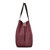 Ekphero Dames Canvas Casual Handtas voor drie hoofdzakken met schoudertas