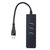 KY-688 Usb 3.0 a 3 port usb 3.0 adaptador hub 10gbit / s gigabit ethernet para pc mac laptop sem necessidade de driver