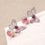 Trendy Crystal Glass Ball Flower Butterfly Stof Oorbellen voor Vrouwen 